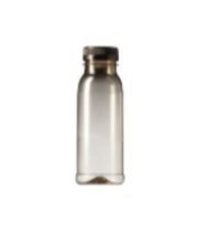 Bottle 250ml clear 16gr + black cap RPET