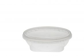 PP Elitocup EC132-275ml oval CC + Lid CC 
