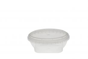 PP Elitocup EC110-175ml oval + lid copack CC