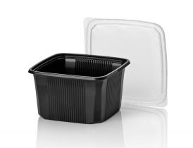PP cups 114/64 500cc BLACK<A>