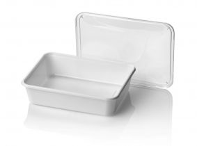 Reusable PP inj. m tray 182/42  650cc WHITE