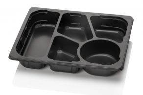 1/2 Gastro 50mm PP 5C black