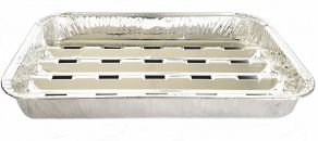 Aluminium Tray 230x147x30mm/gril open