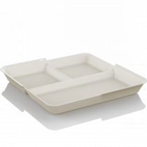 CirculPlate C900 3-compartment beige