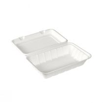 Bagasse MealBox 239x156x63 850cc White