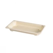 Tray Sushi Bagasse Brown Short 175ml