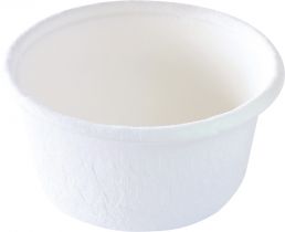 Dressing Cup Bagasse 60cc WHITE