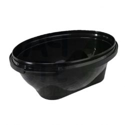 PP Elitocup EC110-175ml oval BLACK