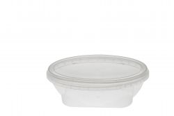PP Elitocup EC132-275ml oval CC + Lid CC 