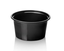PP Sauce Cup 80cc BLACK 10x100 70,3mm