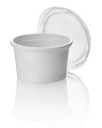 Microboxx 30cc PP White + Lid PP TRP