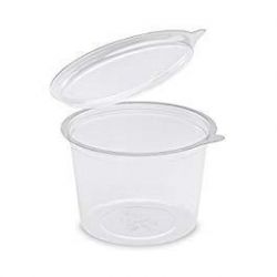 PET jar with hinged lid TRP 1000cc Olipack 