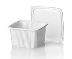 PP cups 114/64 500cc WHITE <A>