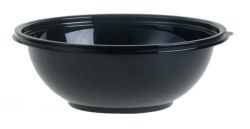 RPET salad bowl 375cc BLACK