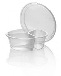 PP cup 123/45 3-compartment TRP