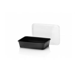 PP INJ. M tray 173/40  500cc BLACK.