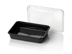 Reusable inj. m tray COPO 182/35  500cc BLACK