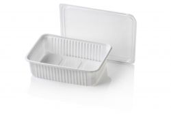 PP tray 180/48 750cc th WHITE <A>