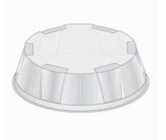Actipack lid PET TRP 21cm H30mm