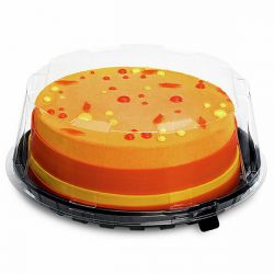 Actipack tray PET black 21cm H20mm