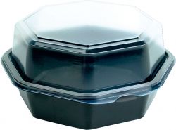 PS Octaview tray 160x80mm BLACK