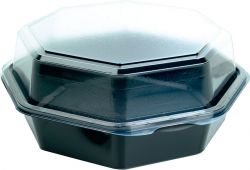 PS Octaview tray 190x80mm BLACK