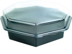 PS Octaview tray 305x80mm BLACK