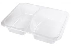 PP menutray 2-comp M20/45 cc