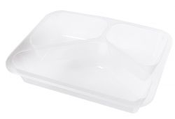 PP menutray 3-comp M30/45 CC