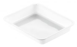 CPET tray 1C 226x176x35mm WHITE