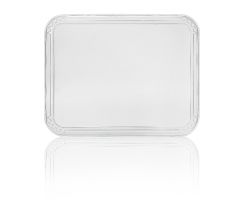 RPET lid for menutrays 232x183x16,3mm