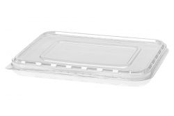 APET lid for menutrays 232x183x163mm