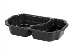 TA tray 900ml 2C 215x148x47mm black