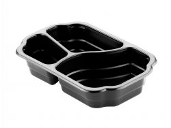 TA tray 1100ml 3C 250x159x48mm black