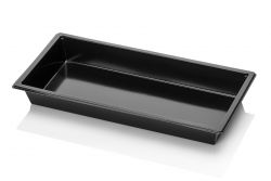 RPET Tapas-tray 1-comp black
