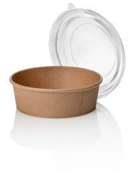 Kraft paper bowl 148x131x46  16oz/470ml