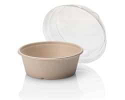 Bagasse Bowls 154x56mm 600cc Brown