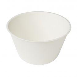 Bagasse Bowl Amazonica 470cc WHITE