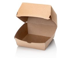 Hamburgerbox Large kraft brown 3x100pcs