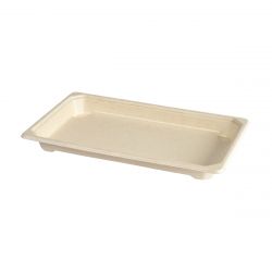 Tray Bagasse Brown Medium 390ml