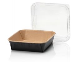 PRIME-LINE Kraft Tray square 1000ml