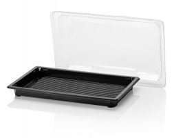 Delitray 215x135x20 APET black