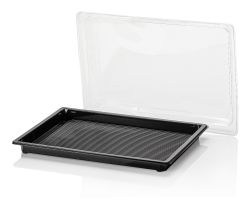 Delitray 255x185x20 APET black