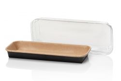 PRIME-LINE Sushi Tray 221x91 + PET lid