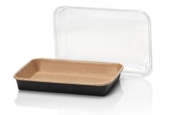 PRIME-LINE Sushi Tray 185x129 + PET lid